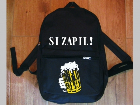 Si Zapil! jednoduchý ľahký ruksak, rozmery pri plnom obsahu cca: 40x27x10cm materiál 100%polyester